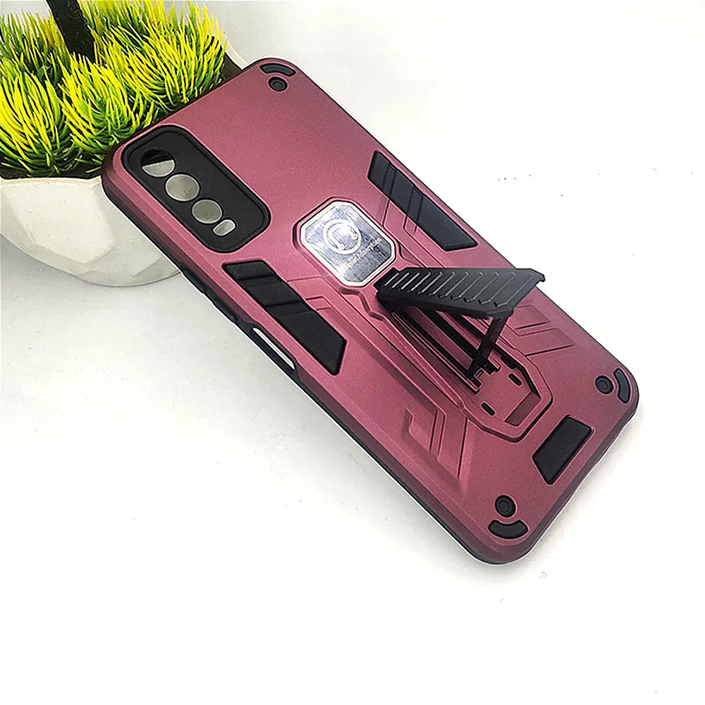 Vivo Y20|Y20i|Y20S|Y12S|Y12A Armour Back Case (Maroon)