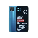 Oppo A16E|A16K Printed Soft Silicone Back Case (Black)
