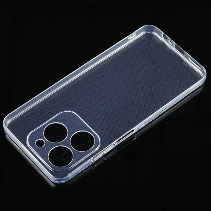 Realme C61/C63 Dust Plug TPU|Transparent Back Case