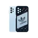 Samsung A13 Printed Soft Silicone Back Case (Black)