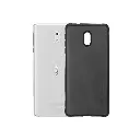 Nokia 3 X-Level Luxuary Leather Back Case (Black)