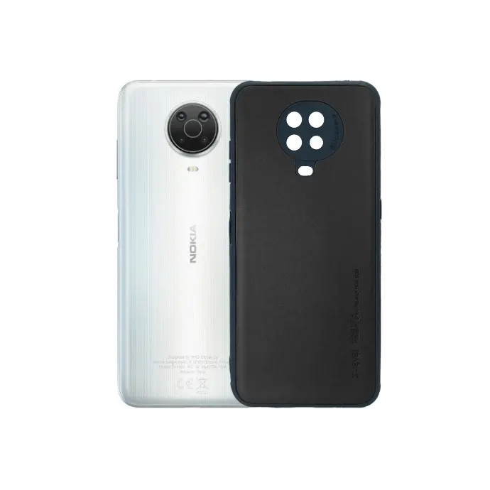 Nokia G10 X-Level Luxuary Leather Back Case (Black)