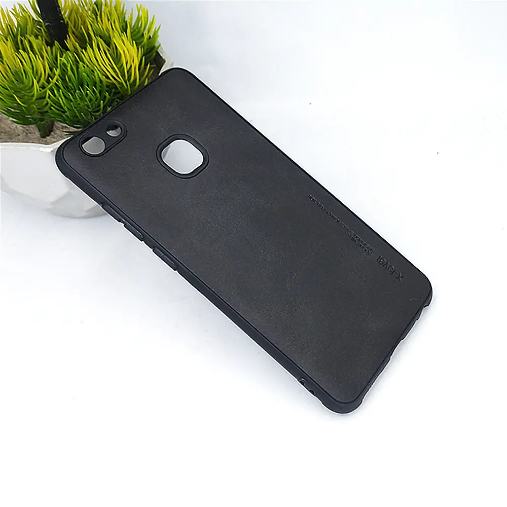 Vivo V7 Plus X-Level Luxuary Leather Back Case (Black)