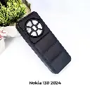 Nokia 130 2024 Soft Silicone Back Case (Black)