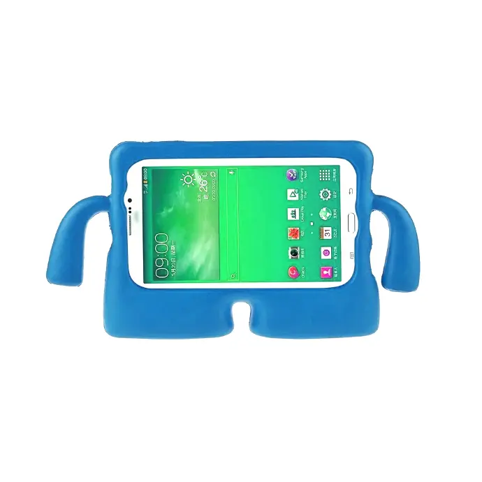Samsung Tab A8 10.5|X205|X200|(2021M10 Plus 3 Generation|10.6/TB 125|128 FU Rugged iBuy Handle Cartoon Case (Blue)