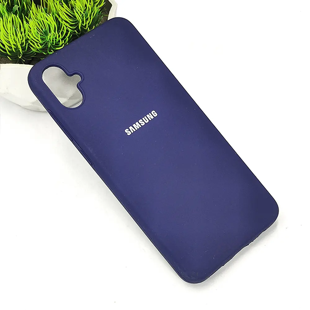Samsung Galaxy A05 Original Official Soft Silky Back Case (Navy Blue)