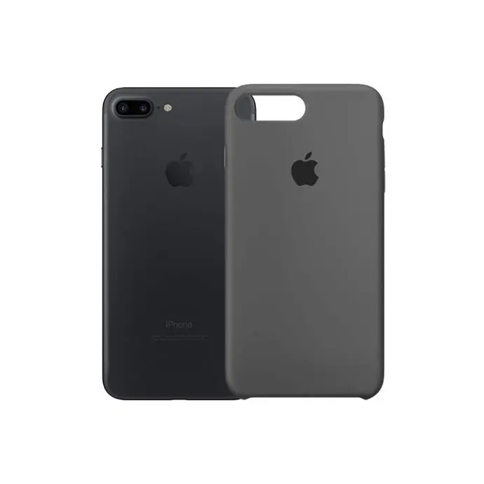iPhone 7G Plus|8G Plus Original Official Soft Silky Case (Natural Titaninum)