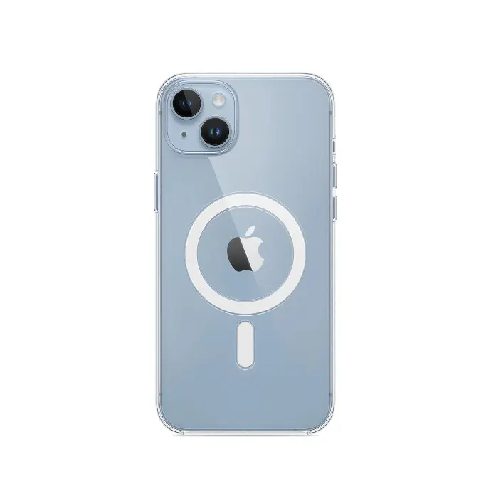 [PO7BIP14-11] iPhone 14|iPhone 15|iPhone 13 Magnetic Magsafe Wirelees Transparent Back Case
