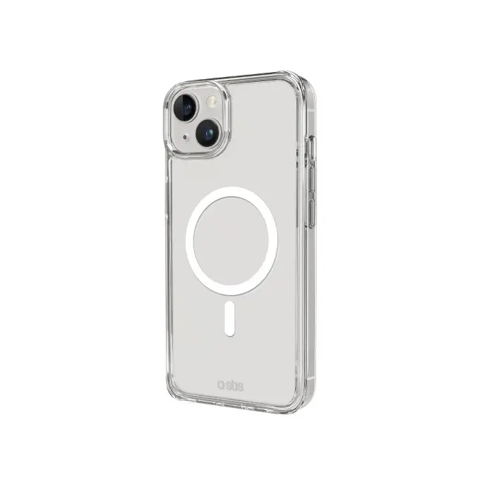 iPhone 14Plus|iPhone 15 Plus Magnetic Magsafe Wirelees Transparent Back Case