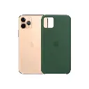 iPhone 11 Pro Max Original Official Soft Silky Back Case (Army Green)