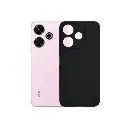 Xiaomi Redmi 13 4G Matte Soft Silicone Paper Back Case (Black)