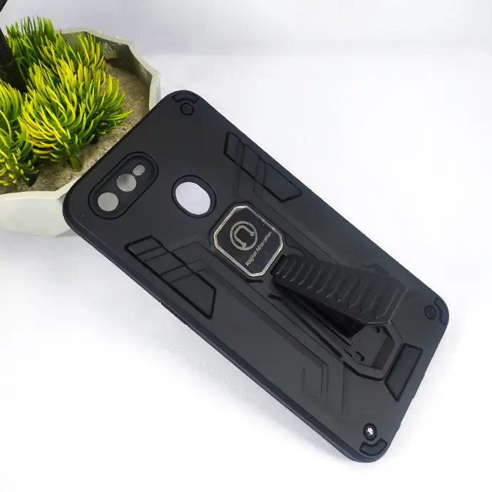Oppo A5S/A12/A7/A11K Armor Back Case (Black)
