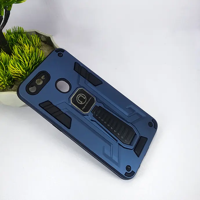 Oppo A5S/A12/A7/A11K Armor Back Case (Navy Blue)