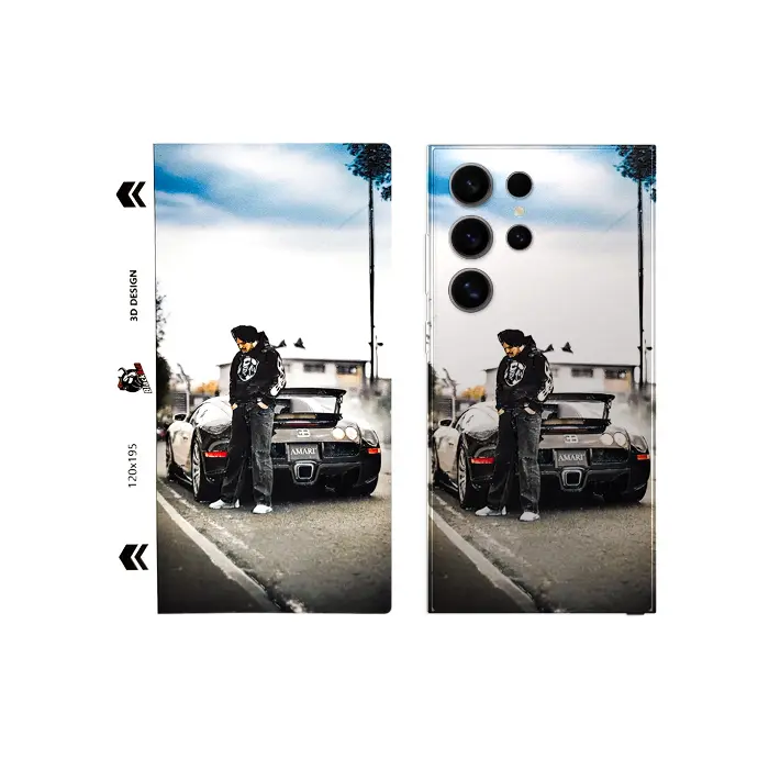 [SKIN-19-SIDHU] Sidhu Moosewala 3D Printed Mobile Back Skin - Customizable & Stylish Design