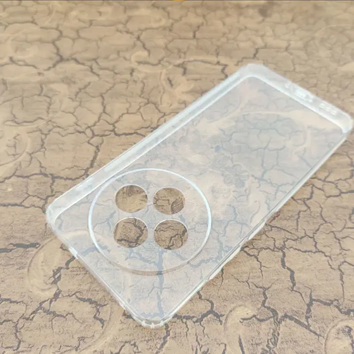 [PO7BORNO12F-3] Oppo Reno 12F Dust Plug TPU|Transparent Back Case