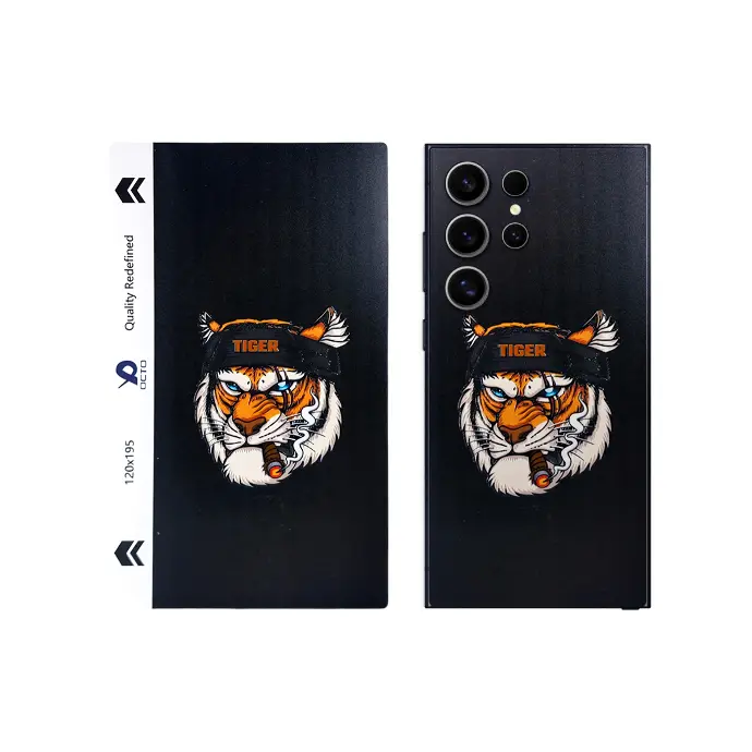 3D Printed Mobile Back Customize Skin ( TIGER)
