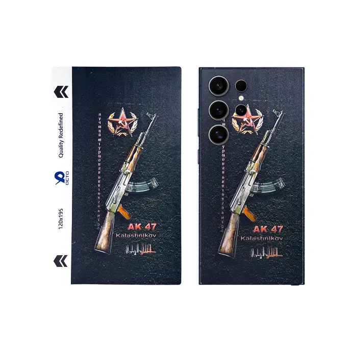 3D Printed Mobile Back Customize Skin (AK 47)