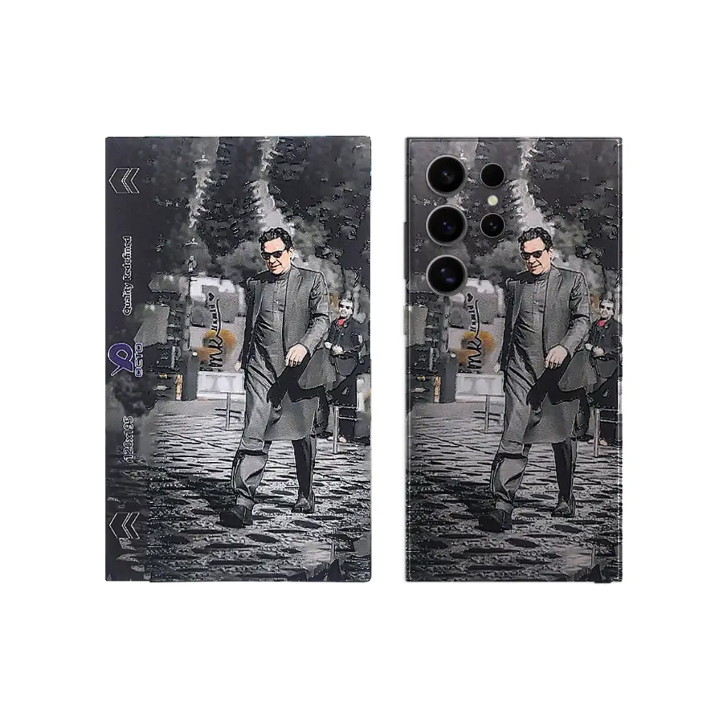 Imran Khan 3D Printed Mobile Back Skin - Customizable & Patriotic Design