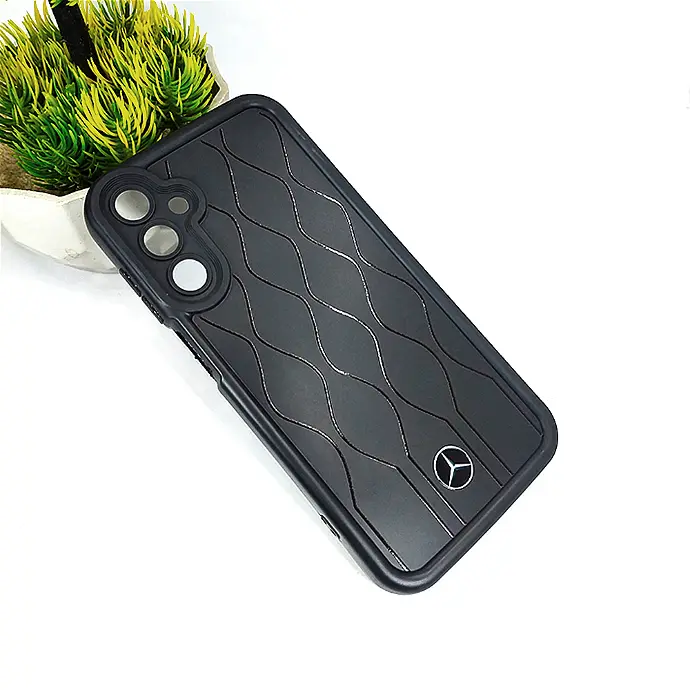 [PO14BSA14-31-2] Samsung Galaxy A14 Logo Soft Silicone Printed Back Case - Classic Black