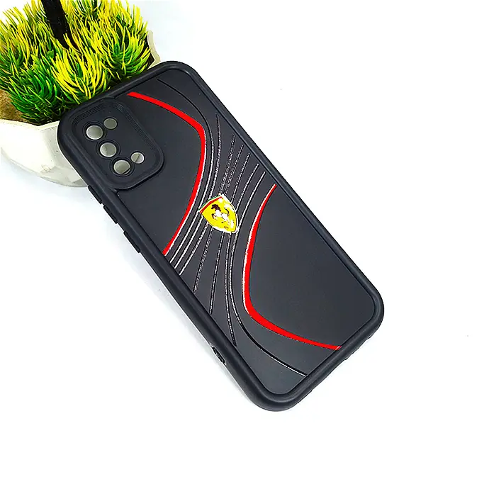 Samsung A02 Soft Pouch with Camera Protection - Elegant White Design