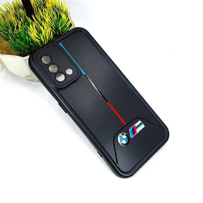 Oppo F19|A95|A74 Logo Soft Silicone Printed Back Case (Black)