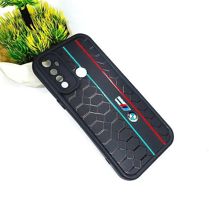 Oppo Realme C51|C53|Note 50|Sparx Neo 8 Pro Logo Soft Silicone Printed Back Case (Black)