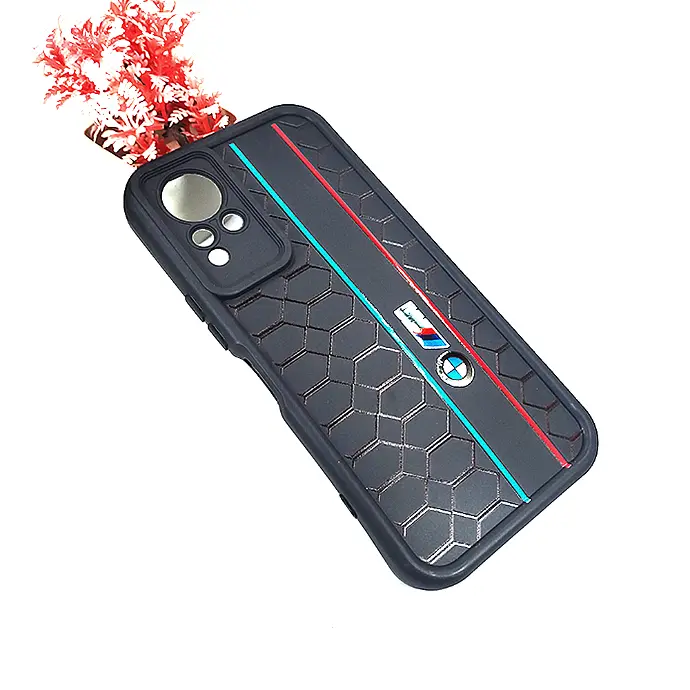 Infinix Note 12 G88|Note 11 Logo Soft Silicone Printed Back Case (Black)