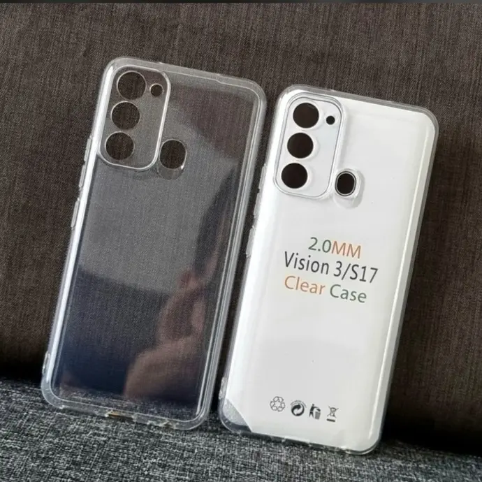 Itel Vision 3|S17 1.5mm TPU|Transparent Back Case 