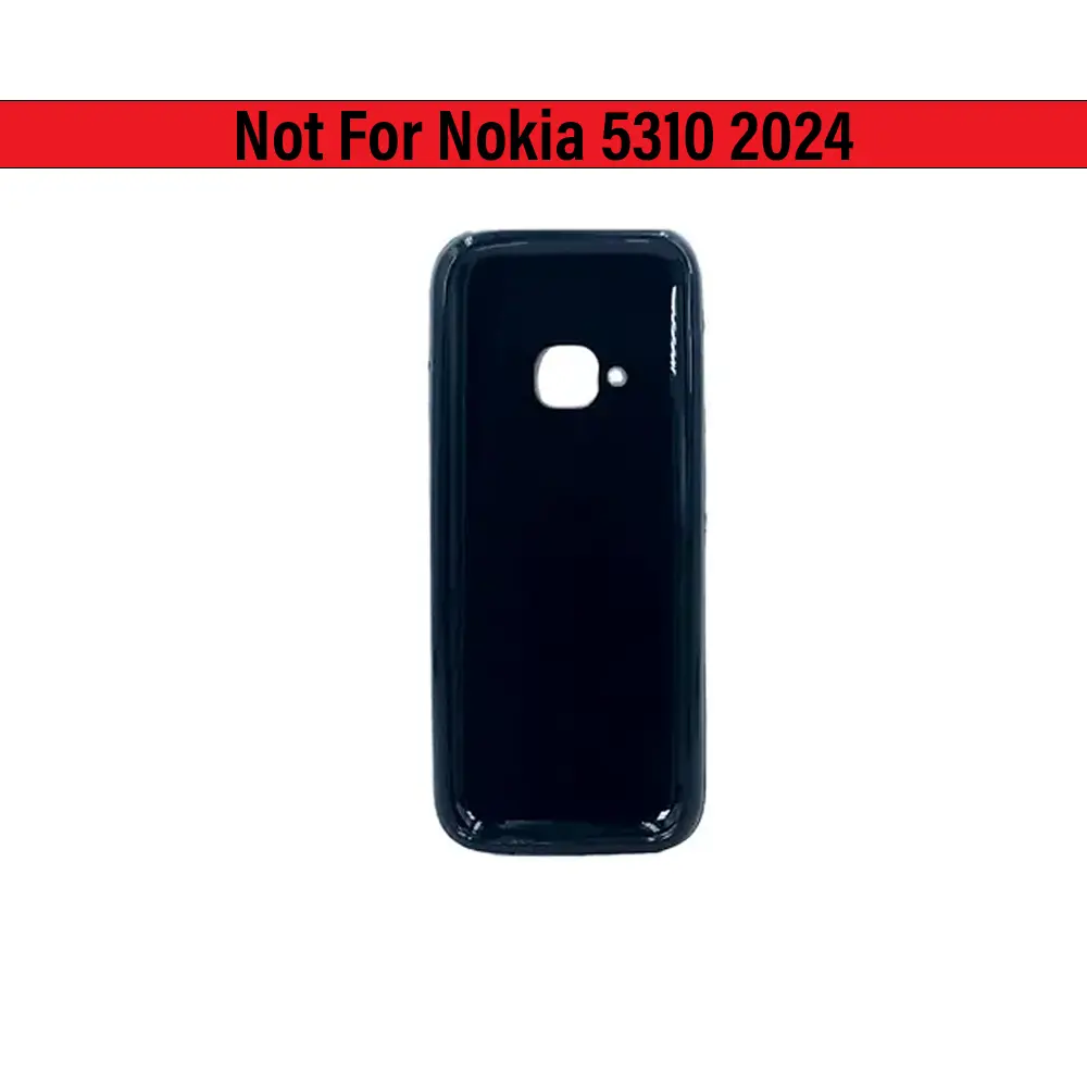 Nokia 5310 Soft Silicone Back Case (Black)