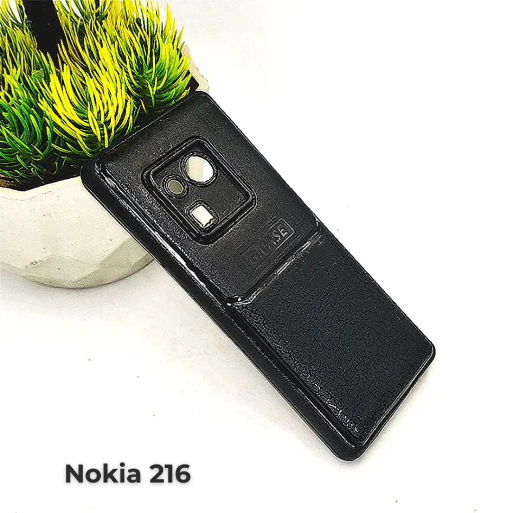 [PO46BNK216-1-2] Nokia 216 Soft Silicone Back Case (Black)