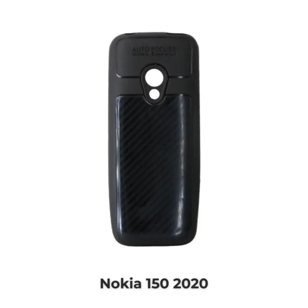 Nokia 150 2020 Soft Silicone Back Case  (Black)