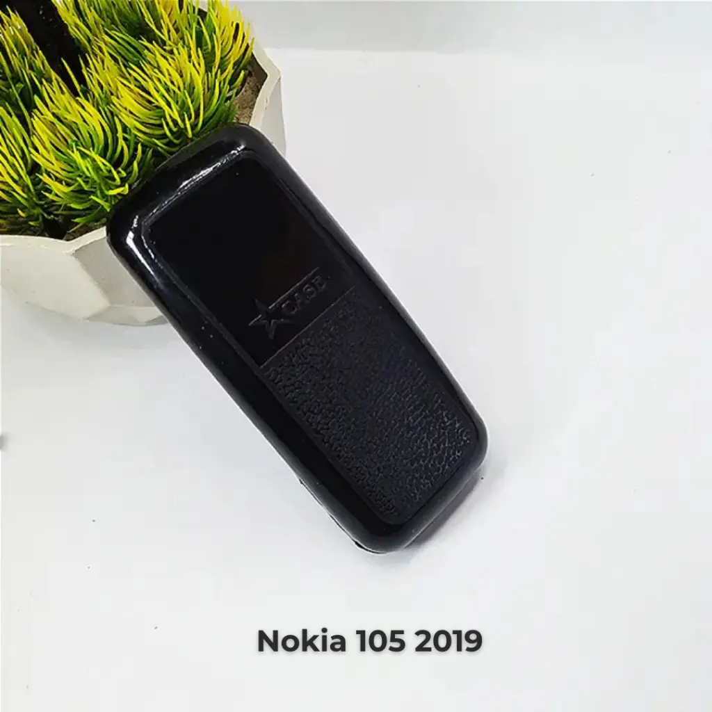 [PO46BNK105 2019-1-2] Nokia 105 2019 Soft Silicone Back Case (Black)
