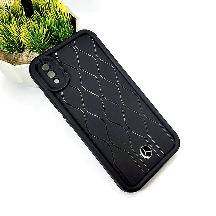 Vivo Y91C|Y91D|Y1S Logo Soft Silicone Printed Back Case (Black)