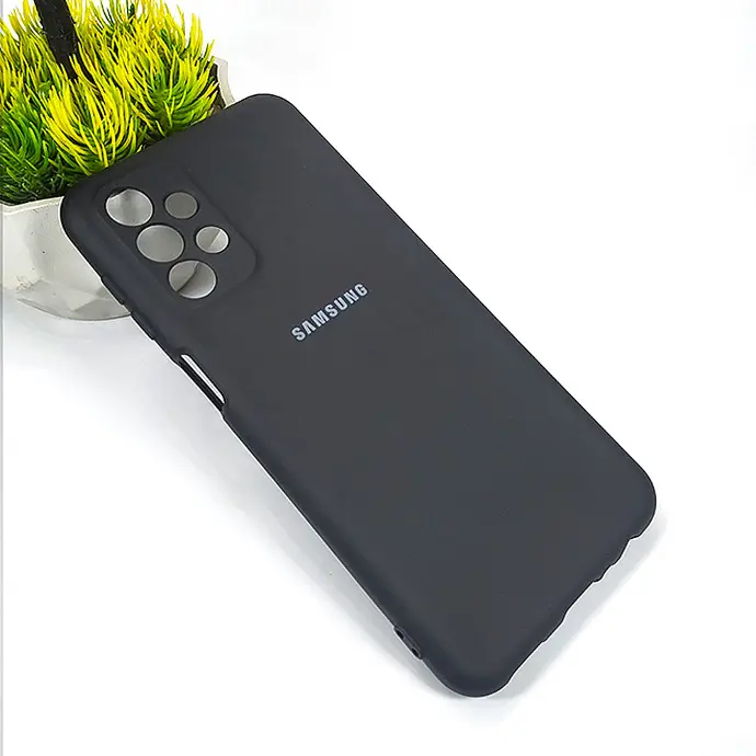 Samsung Galaxy A23 4G Official Soft Silky Back Case (Black)