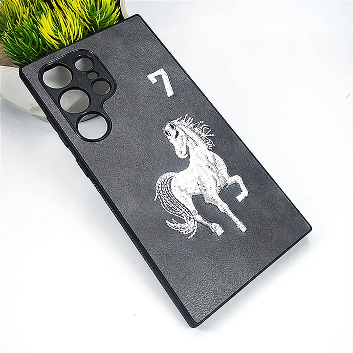 Samsung Galaxy S22 Ultra Santa Barbara Polo Back Case (Gray)