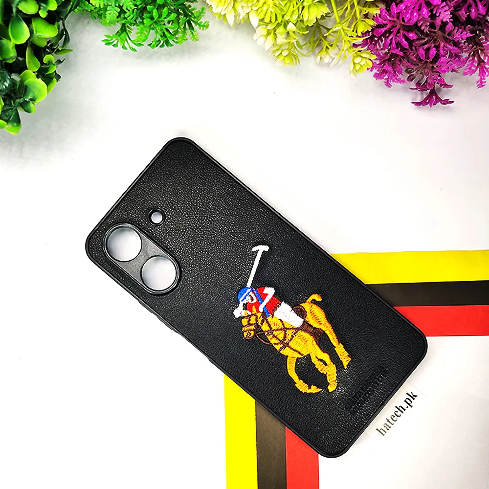 Xiaomi Redmi 13C|Poco C65 Santa Barbara Polo Back Case (Black)