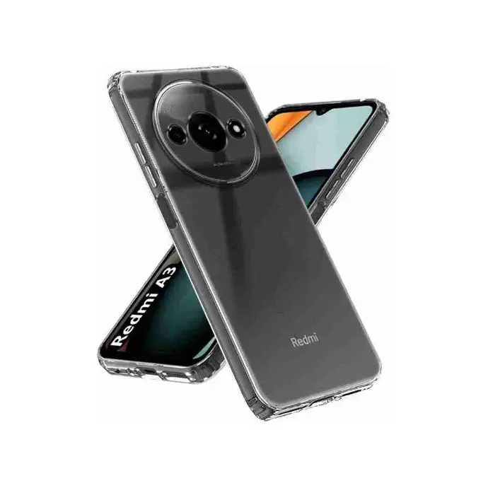 Xiaomi Redmi A3|Redmi A3x WithOut Bumper TPU|Transparent Back Case