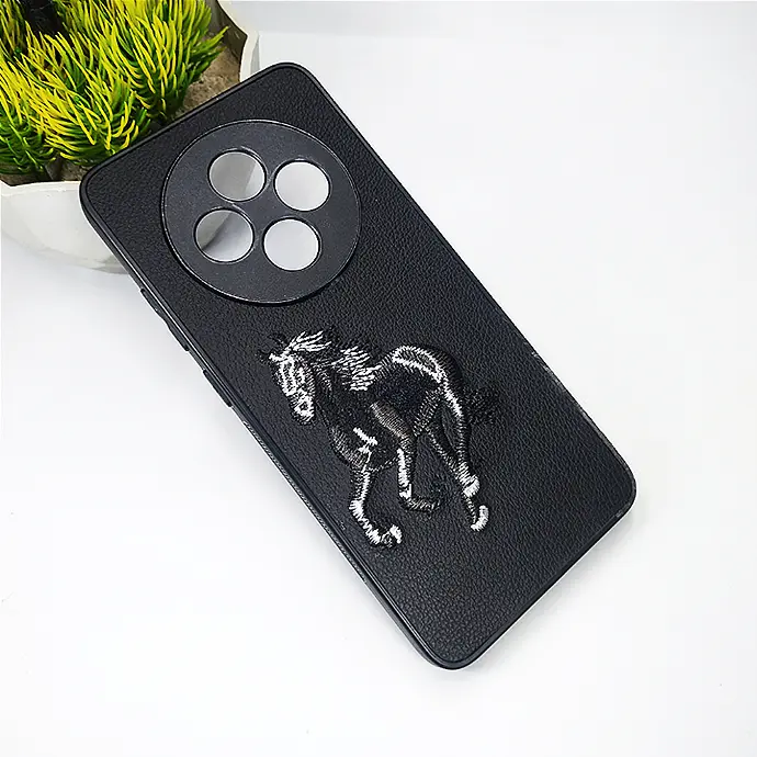 Oppo Reno 12F Santa Barbara Polo Back Case (Black)