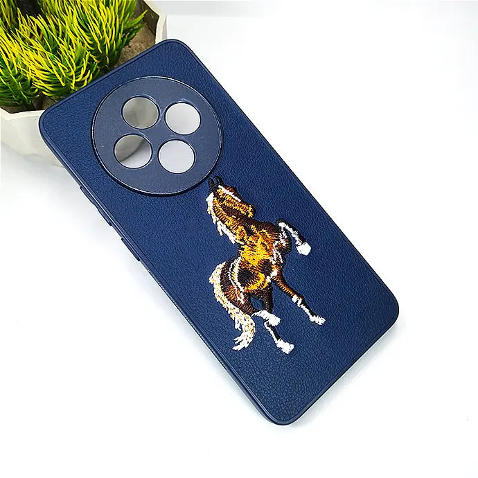 Oppo Reno 12F Santa Barbara Polo Back Case (Navy Blue)