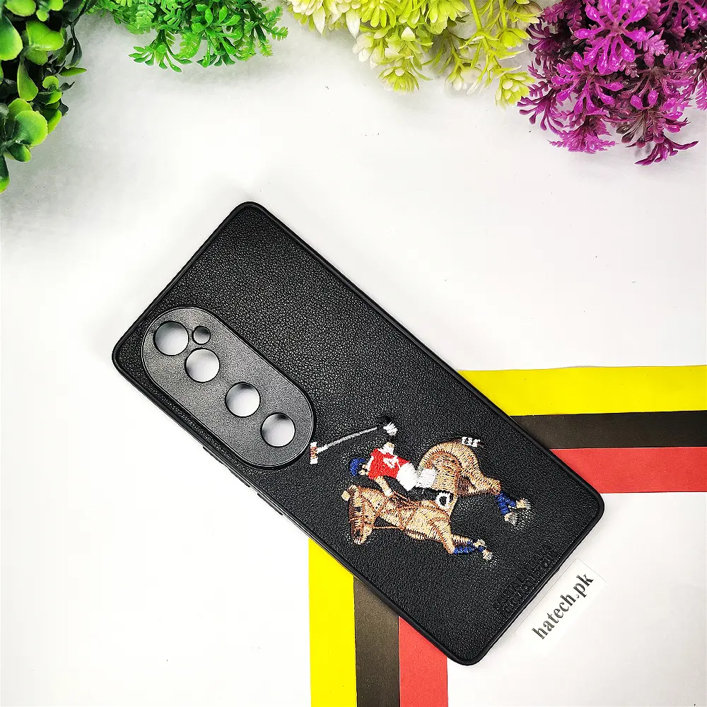 Vivo V40 Santa Barbara Polo Back Case (Black)