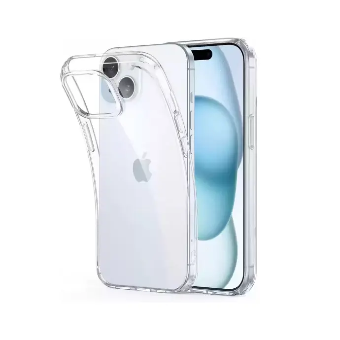 iPhone 13|iPhone 14|iPhone 15 SPACE (TPU) Transparent Back Case