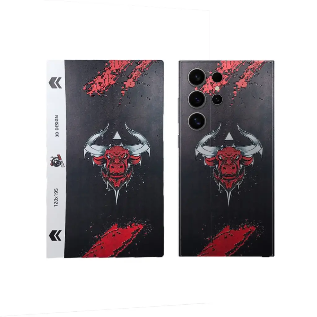 3D Printed Mobile Back Customize Skin (Bull)