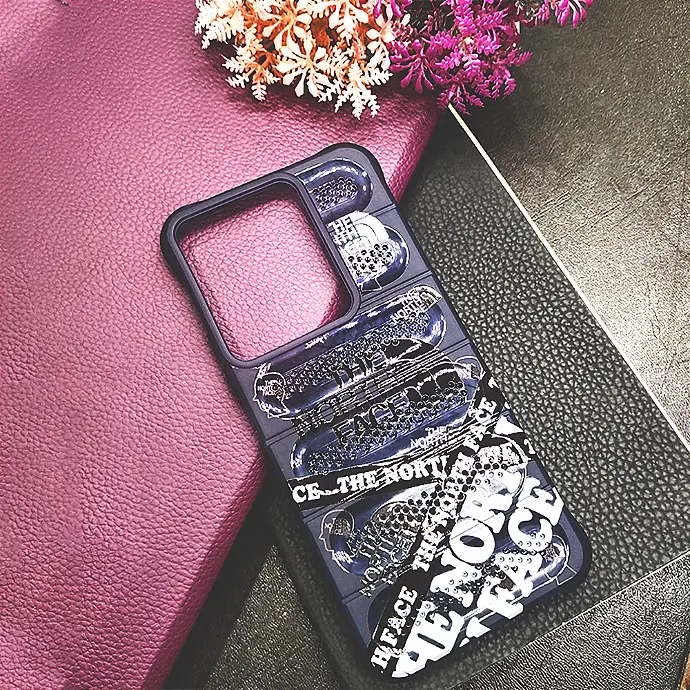 Vivo Y17S Navy Blue Colour Printed Silicone Cooling Mesh Back Case