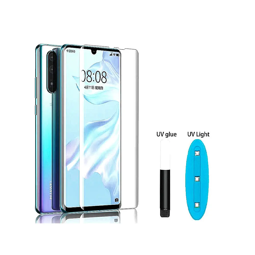 [PL16HUP30PR-5] "Huawei P30 Pro & Mi Note 10 Lite G Rhino UV Glass - Ultimate Protection"