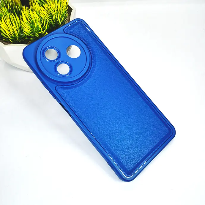 iTel S24 4G Soft Silicone Back Case (Navy Blue)