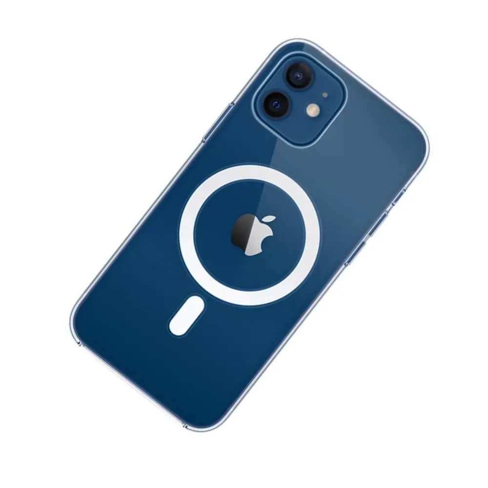 iPhone 12/iPhone 12 Pro Magnetic Magsafe Wirelees Transparent Back Case