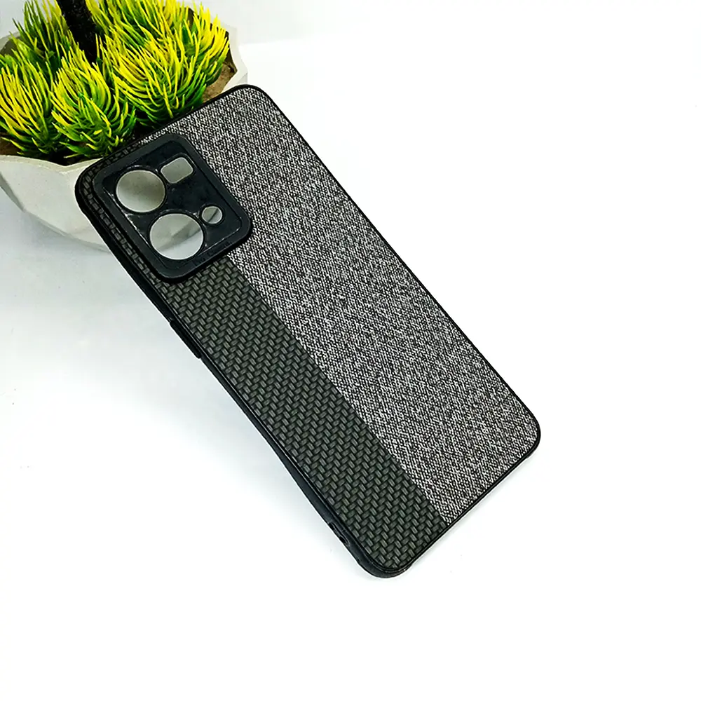 Vivo Y55 4G Dual Leather Back Case (Black)