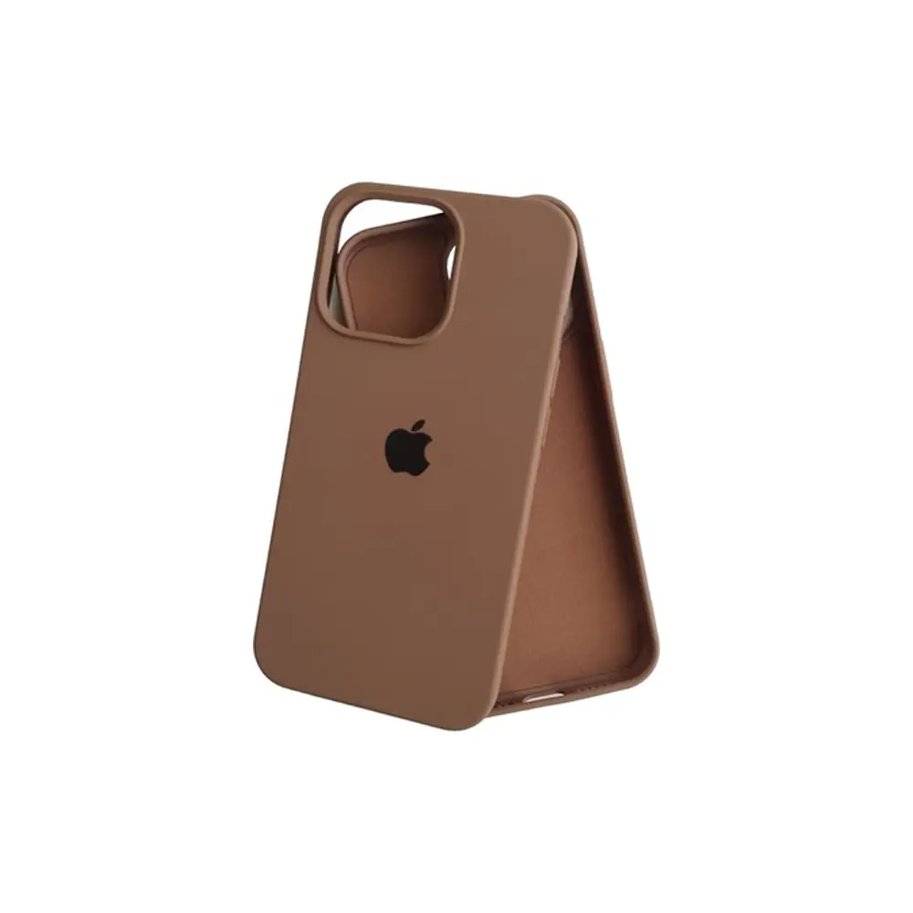 iPhone 15 Official Soft Silky Back Case (Desert Titanium)