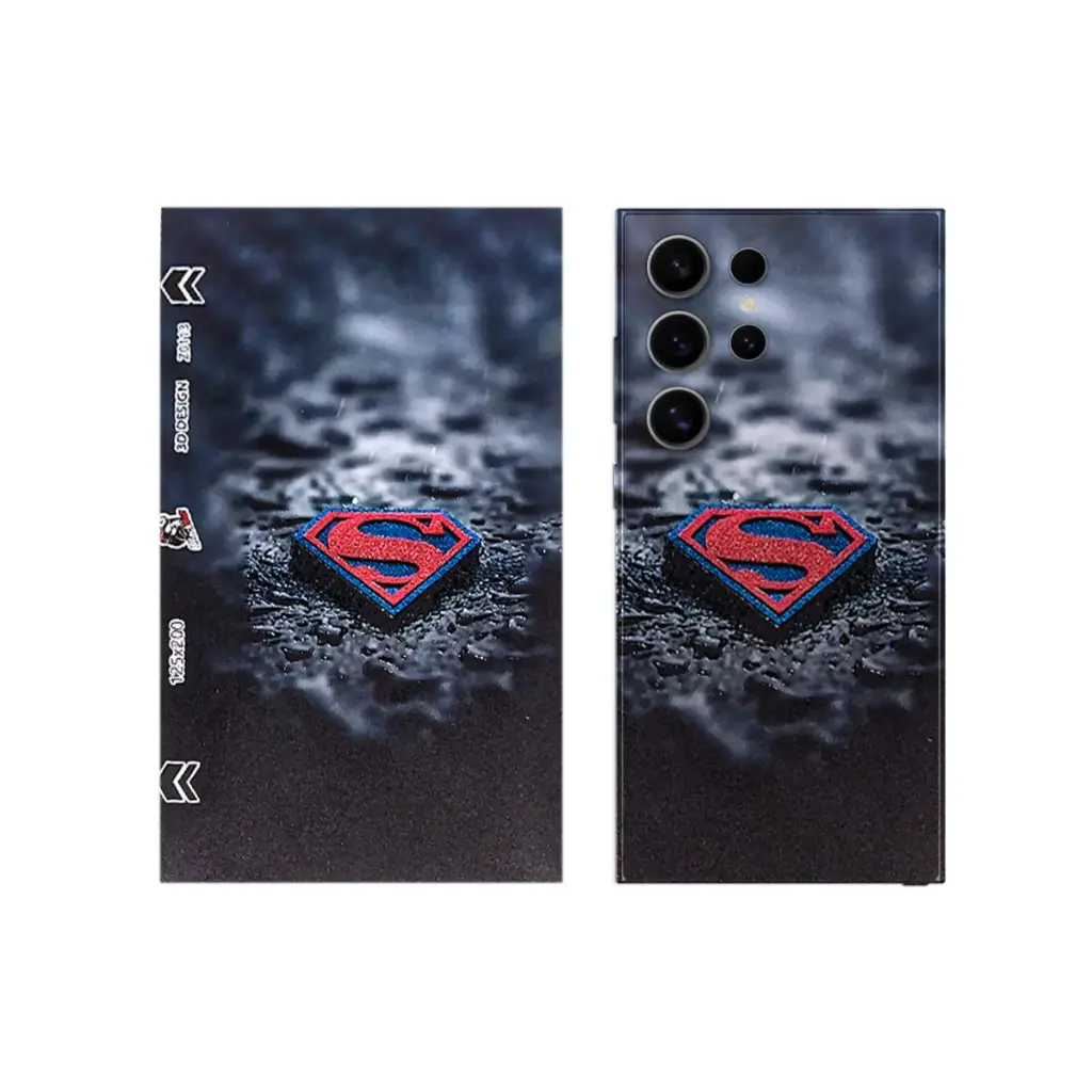 3D Printed Mobile Back Customize Skin ( Superman )