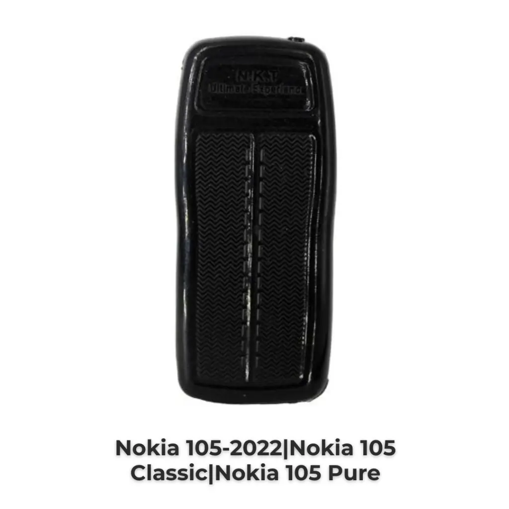 [PO46BNK105 22-1-2] Nokia 105-2022 Silicone Back Case (Black)